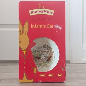 Royal Doulton Bunnykins Infant Set Bowl & Mug Baby Gift Set Vintage 2003